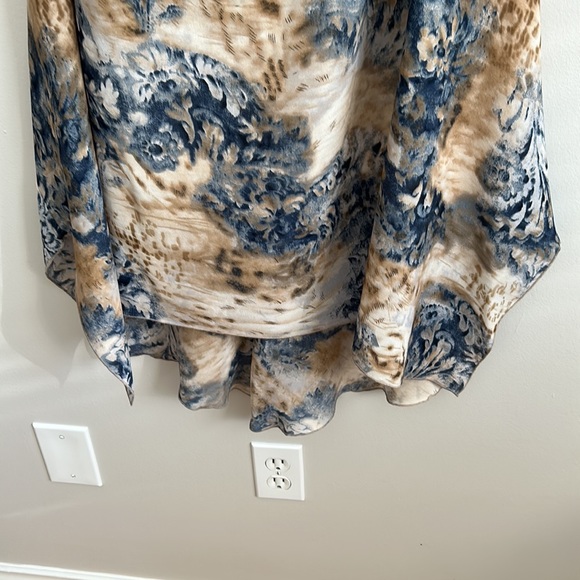 100% silk asymmetrical vintage skirt by Nygard - Picture 6 of 9